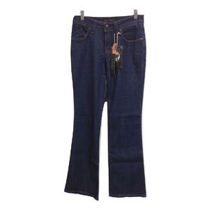 NWT Makes USA Dark Blue Tencel Denim Bootcut Jeans